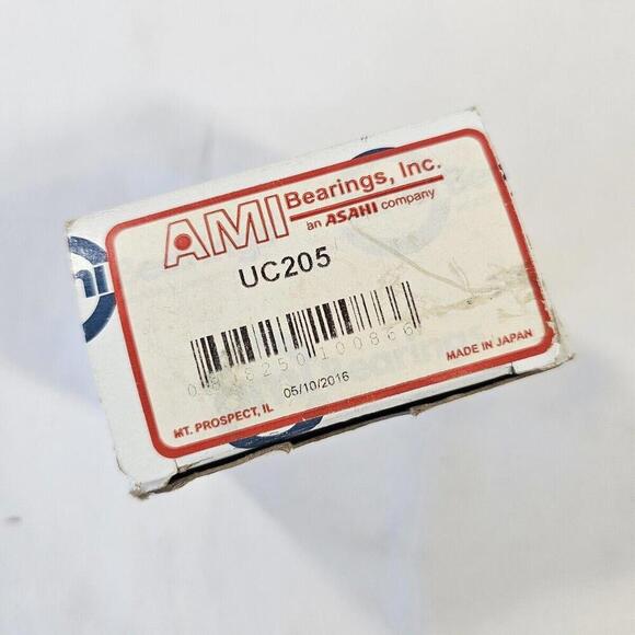 Ami, Asahi UC205 Ball Bearing Insert, Setscrew Locking, Double Sealed. Open Box - Picture 5 of 5